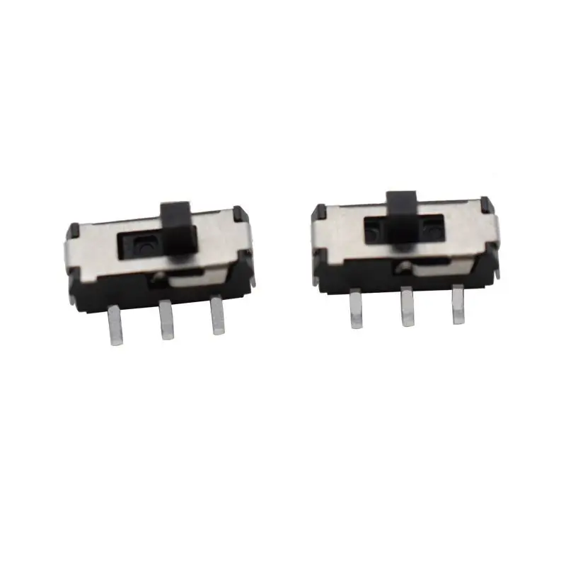 10pcs Sliding switch micro MST22D18 toggle switch six pin vertical SMT two speed toy switch