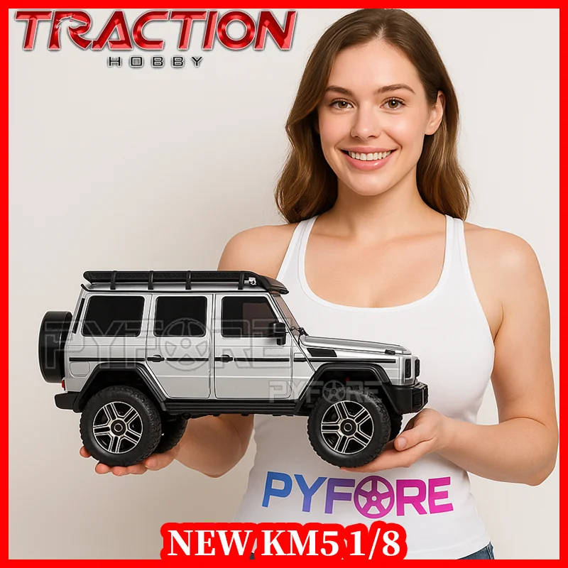 

TRACTION NEW KM5 2/4WD RTR 1/8 RC cars for adults Electric Remote Control Car Rock RC Crawler 2 Shifts Door Axles Kid's Toys