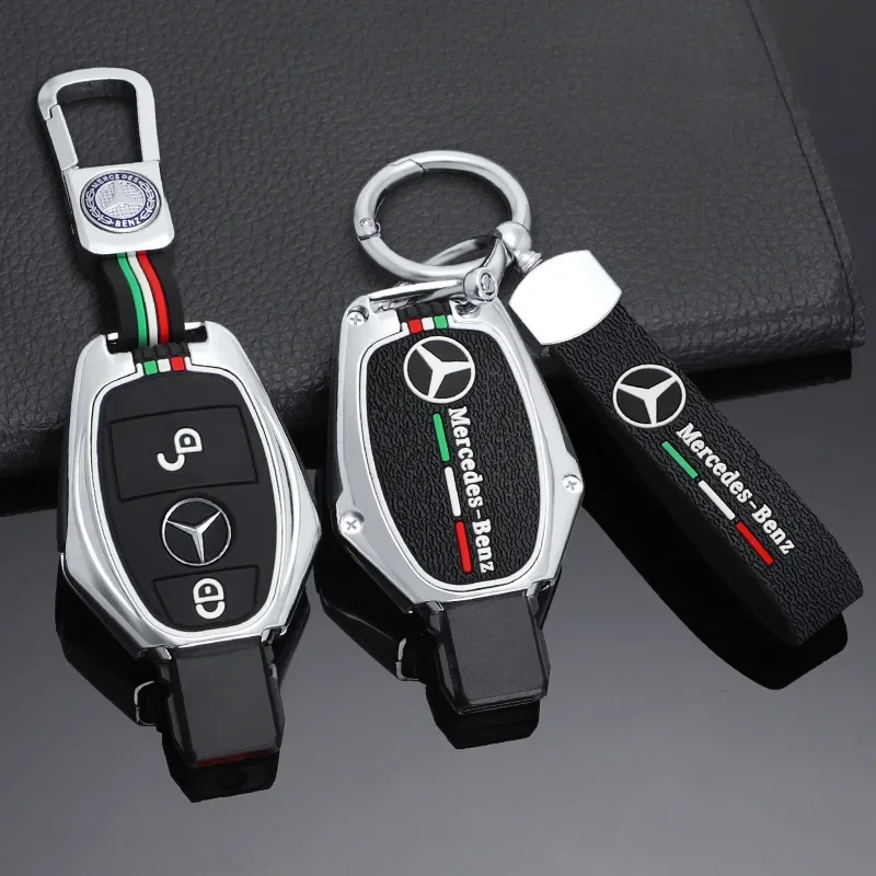Car Key Case Cover Protector Holder Shell For Mercedes Benz A B C E Class GLS GLA GLK GLC CLS CLA AMG W204 W205 W212 W463 W176