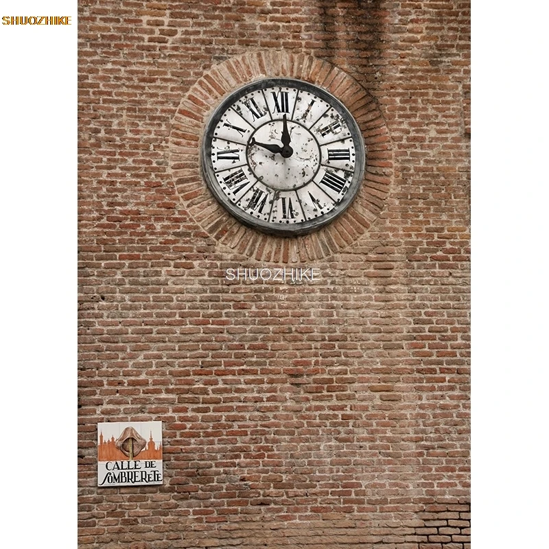 SHUOZHIKE Digital Photography Backdrops Vintage Brick Wall Theme Photo Background Studio Prop ZZQQ-05 - Image 6