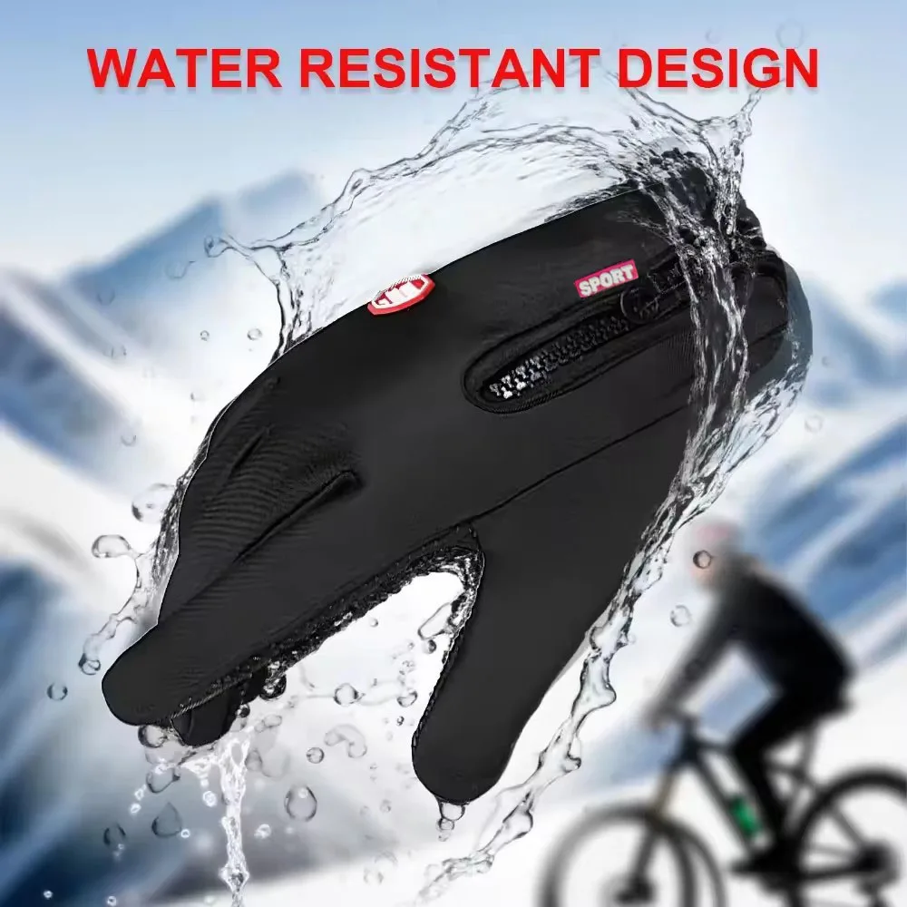 Touch Screen Gloves for Men And Women Winter Warm Cold Proof Full Finger Outdoor Sports Gloves