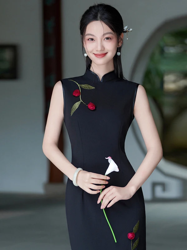 dimagrante-bla-dr-new-chinese-sle-retro-rose-flower-ricamo-3d-gonna-di-media-lunghezza-traspirante-abbigliamento-quotidiano