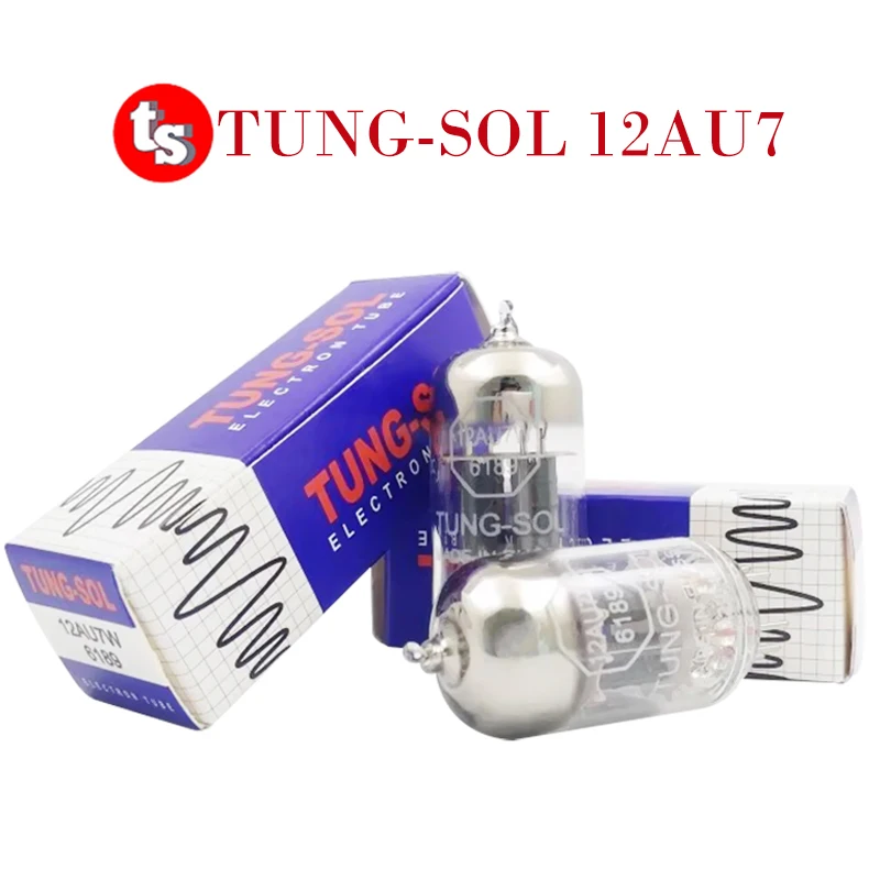 TUNG-SOL 12AU7 Vacuum Tube Replace 6189 12AU7 ECC82 HIFI Audio Valve Electronic Tube Amplifier Amp Kit DIY Matched Quad