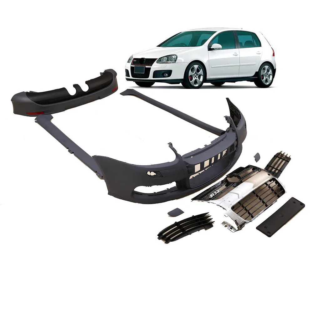 Gti Body Kit For VW Golf 5 Body Kit Front Bumper Side Skirt Rear Bumper for Classic Auto Parts