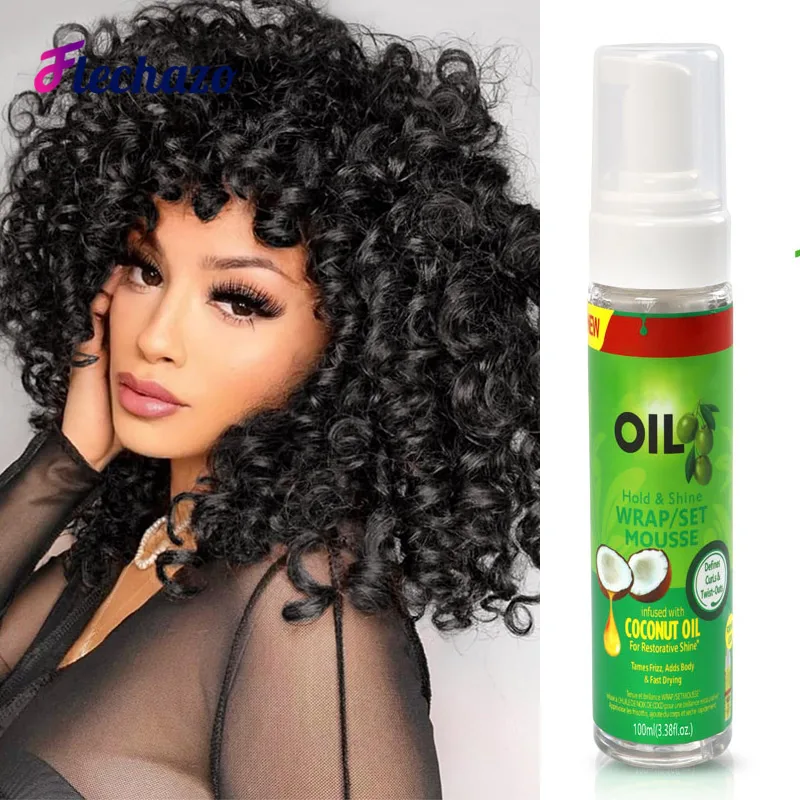 Frisches Haar Mousse Haar Flechten Mousse für Zöpfe Twist Locs 100ml Hochglanz Haar Mousse befeuchtet kohlensäure haltigen Kontroll schaum 1 stücke