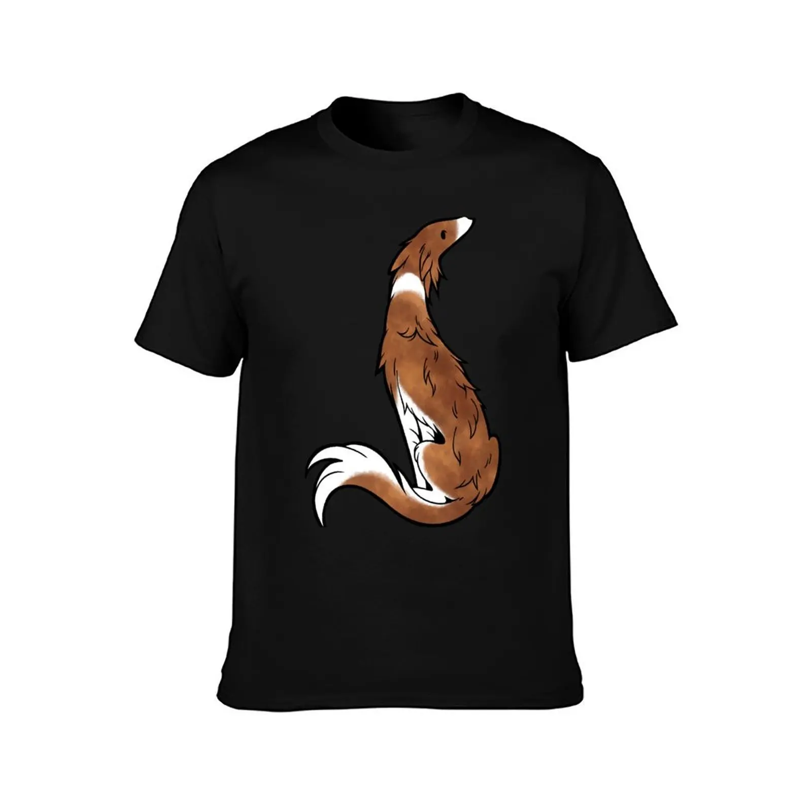 Silken Windhound red T-Shirt Summer Casual Cotton Tee Oversized Streetwear Tops Vintage Graphic Print Loose Fit Short Sleeve