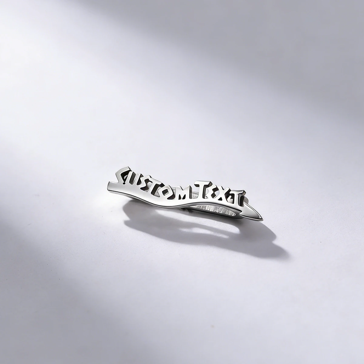 Chandler Personalized Gothic Name Arrow Watch Band Charms, Stainless Steel Studs, 20mm & 22mm Accessories for Watch Bands