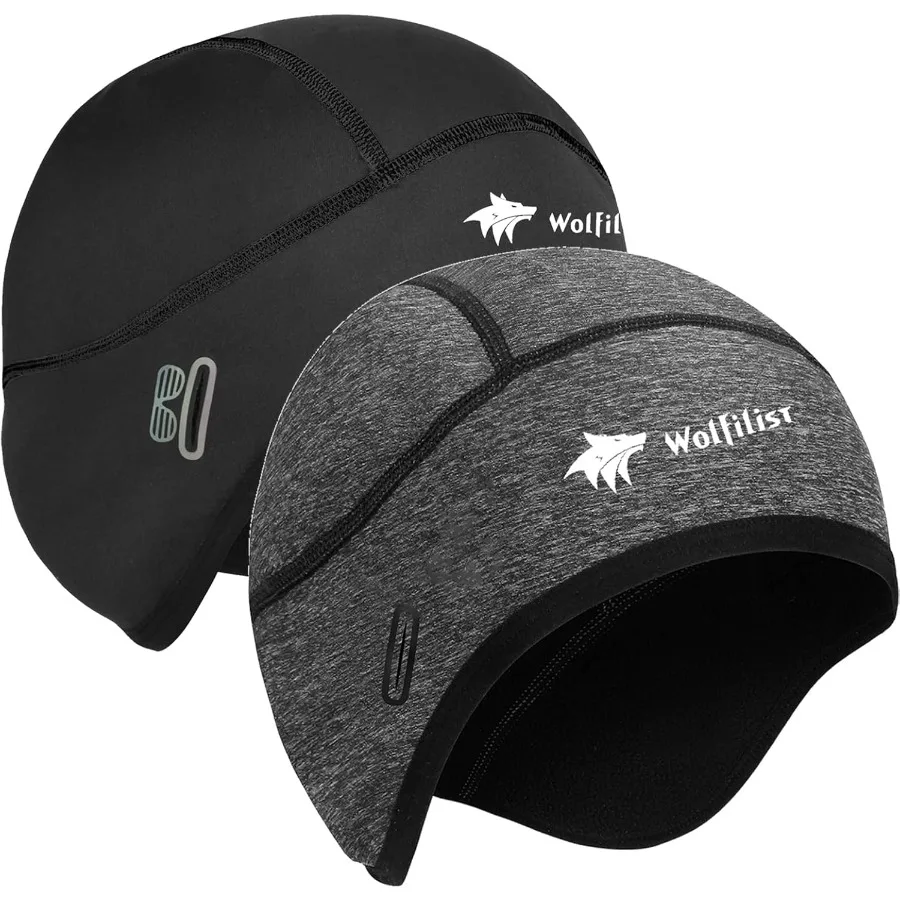 

Кепка с черепом, подкладка для шлема для мужчин и женщин, каска с подкладкой, зимняя велосипедная кепка под шлемом, термофлисовая шапка