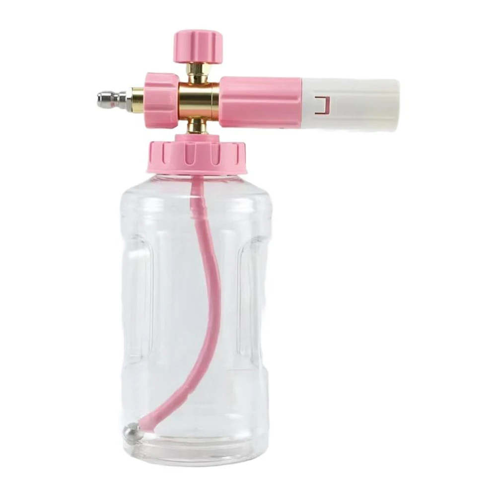 

Насадка для мойки высокого давления, зеленая пенопластовая кастрюля для мойки автомобилей, вращение на 360 градусов, регулировочная ручка для чистки автомобиля