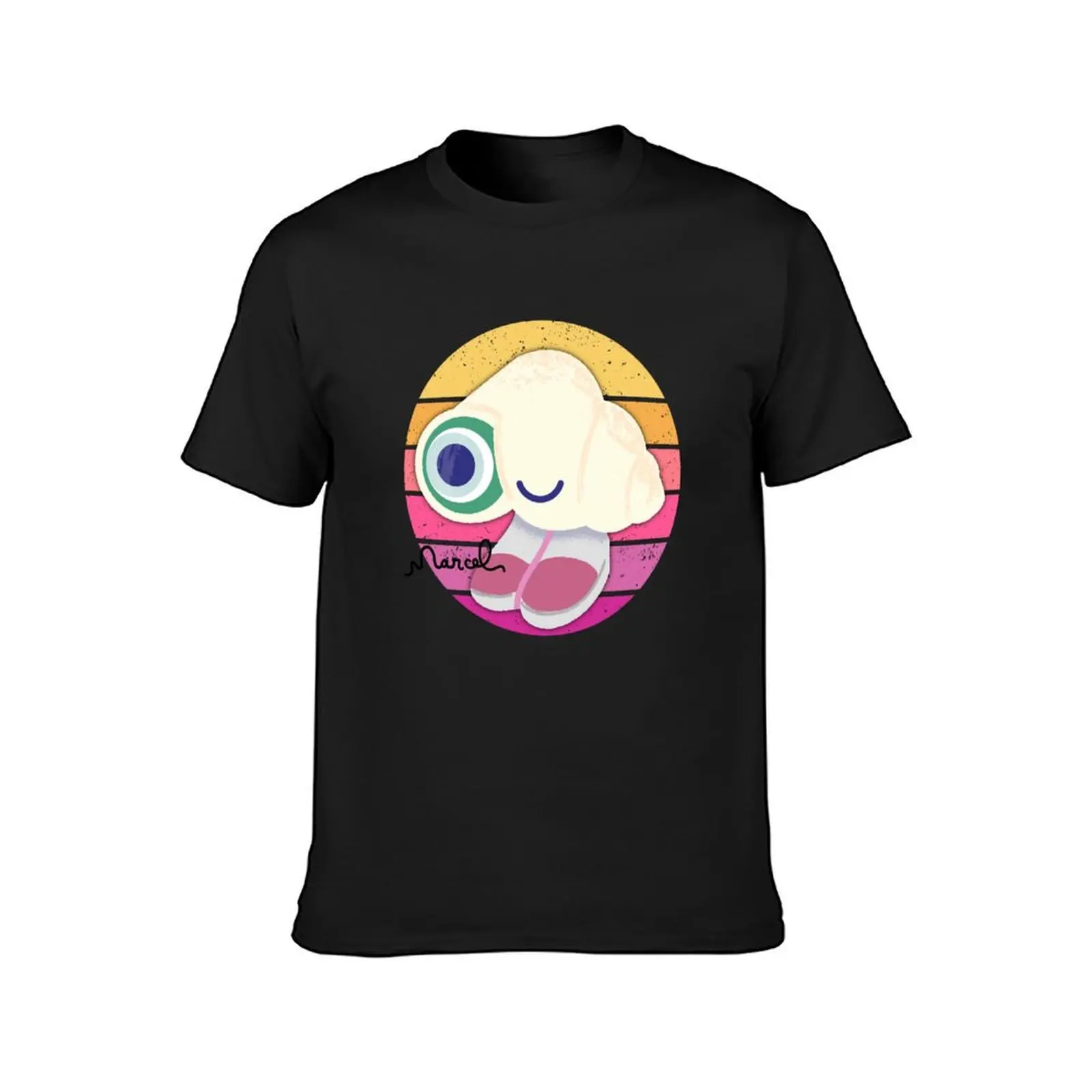 Marcel The Shell Vintage Shoes T-Shirt tops hippie clothes animal prinfor boys mens graphic t-shirts funny