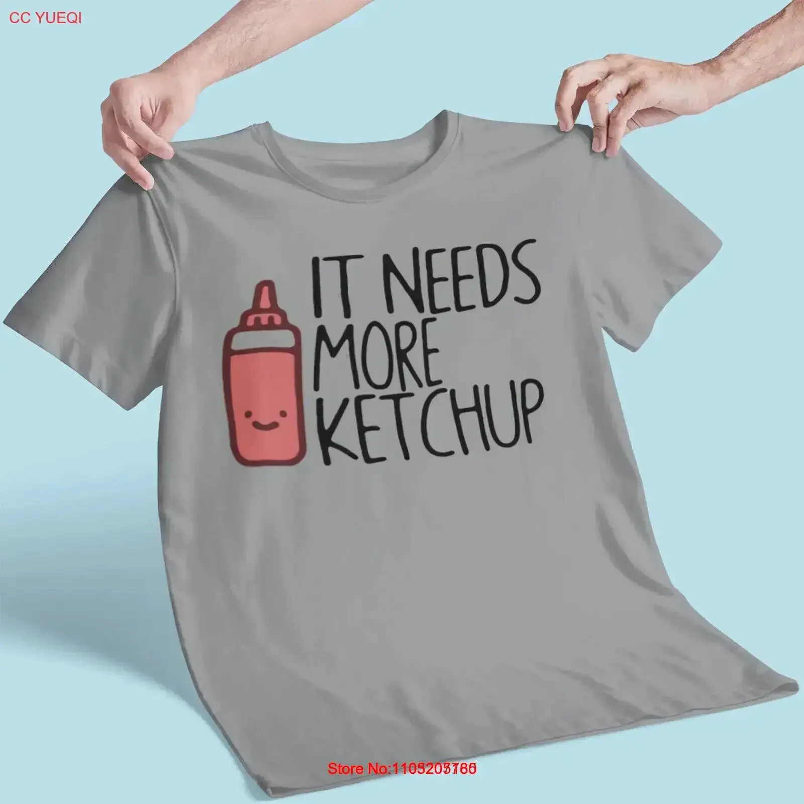 It Needs More Ketchup Kids T Shirt Food Tomatoes Funny vintage Washed graphic streetwear Unisex Slightly Comfortable Breathable