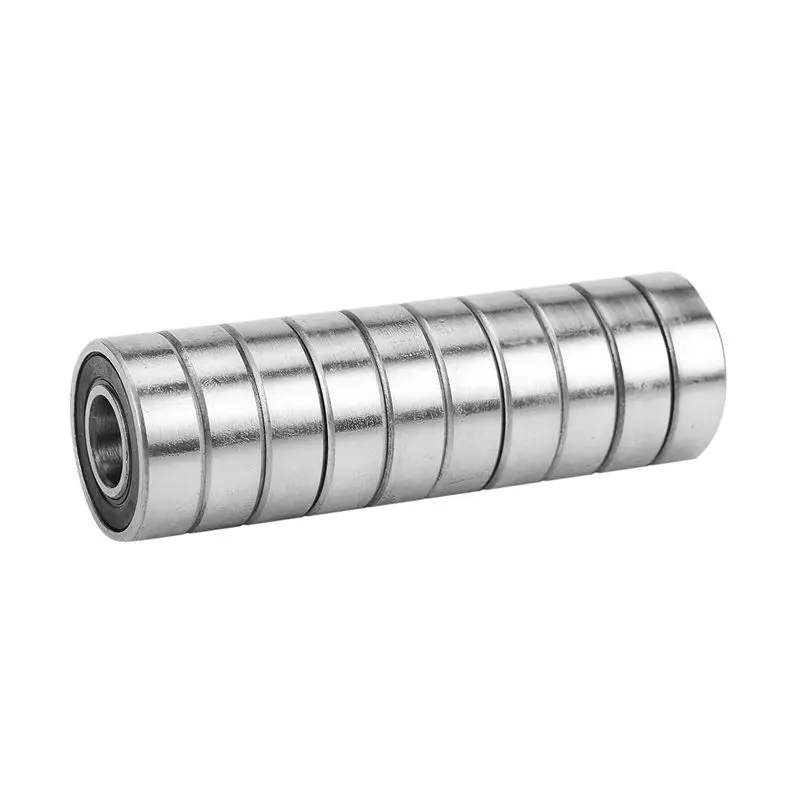 AT13 698-2RS Deep Groove Ball Bearing Double Sealed 8Mm X 19Mm X 6Mm Carbon Steel Bearings (Pack Of 100)