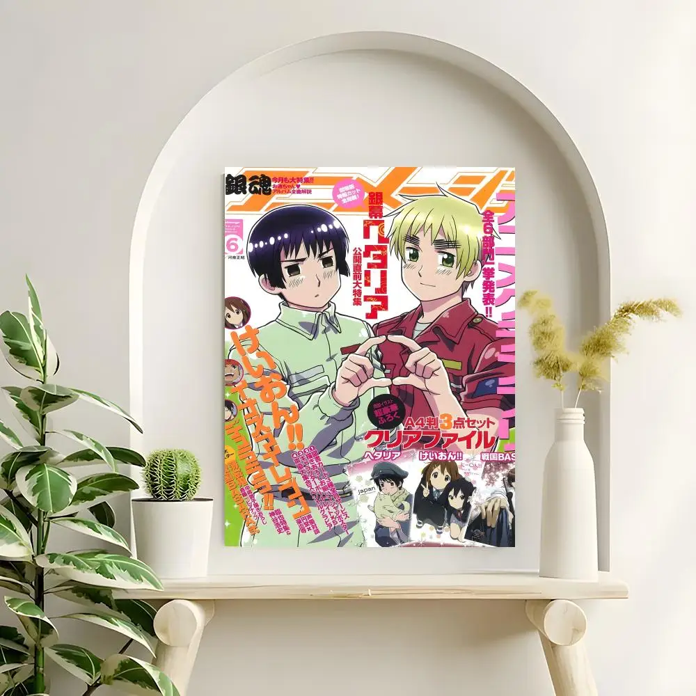 Anime Axis Powers Hetalia Poster Hochauflösende Poster-Aufkleber, geeignet für Schlafzimmer, Wohnzimmer, Heimdekoration – Detail 17