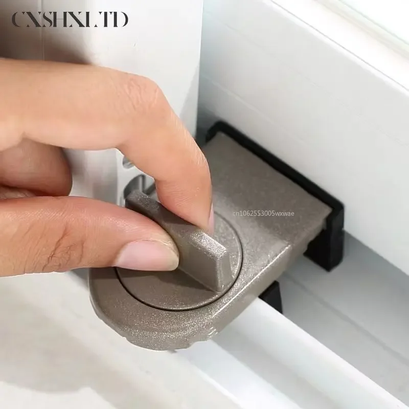 1/2/4/8PCS Sliding Sash Stopper Cabinet Locks Straps Anti-Theft Lock Window Sliding Door Child Security Doors Kids Baby Safety