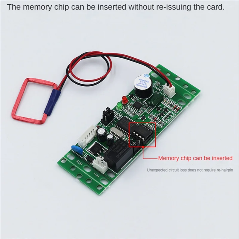 Módulo de Control integrado RFID, acceso de intercomunicador, Control de acceso de ascensor Módulo de controlador de acceso de energía de 9-30V CC Módulo de identificación
