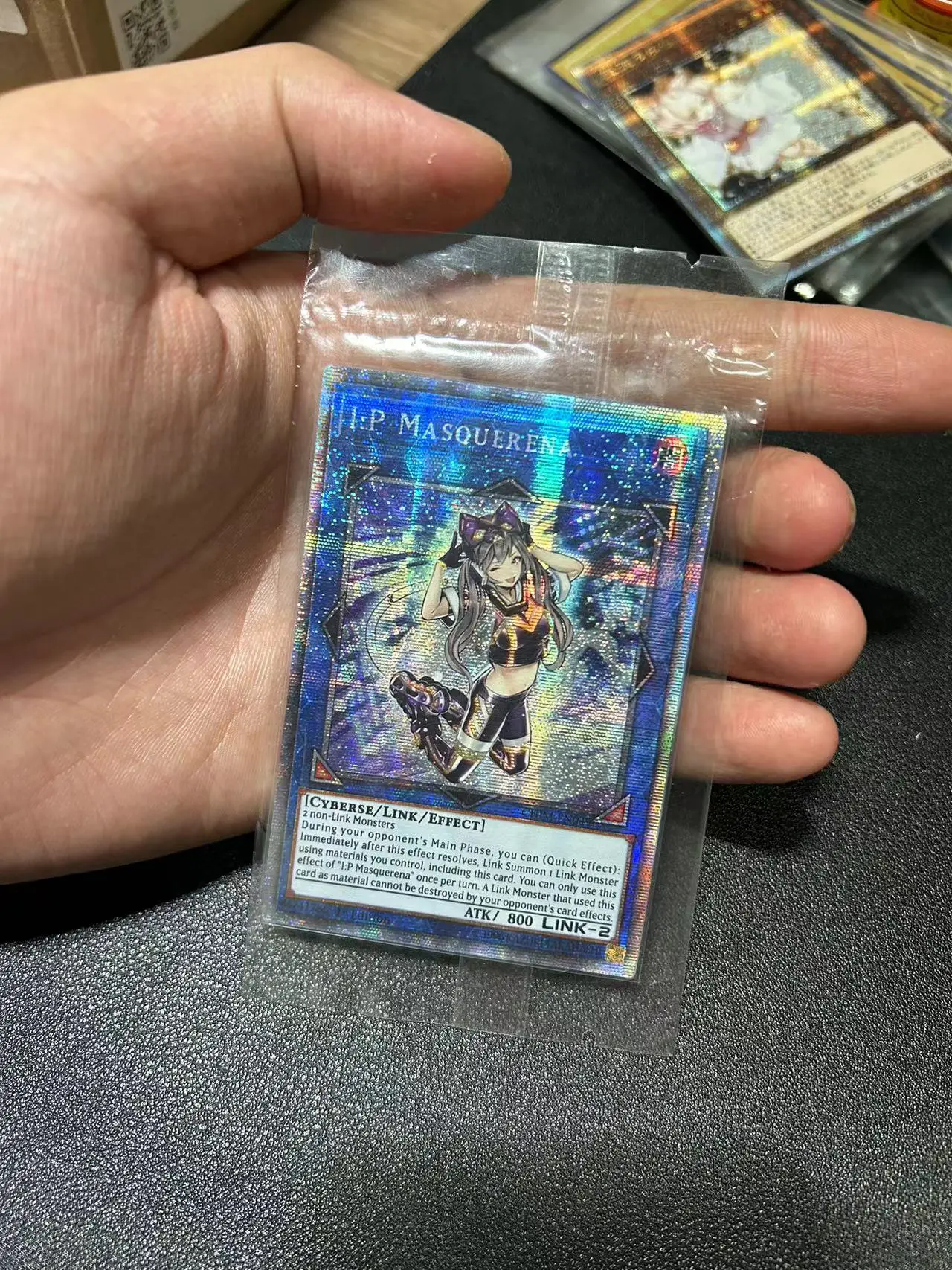 Yu Gi Oh Prismaticsecret Rare/Pser Tcg I:P Masquerena Bordspel Engelse Geschenkverzameling Speelgoedkaart (Niet Origineel)