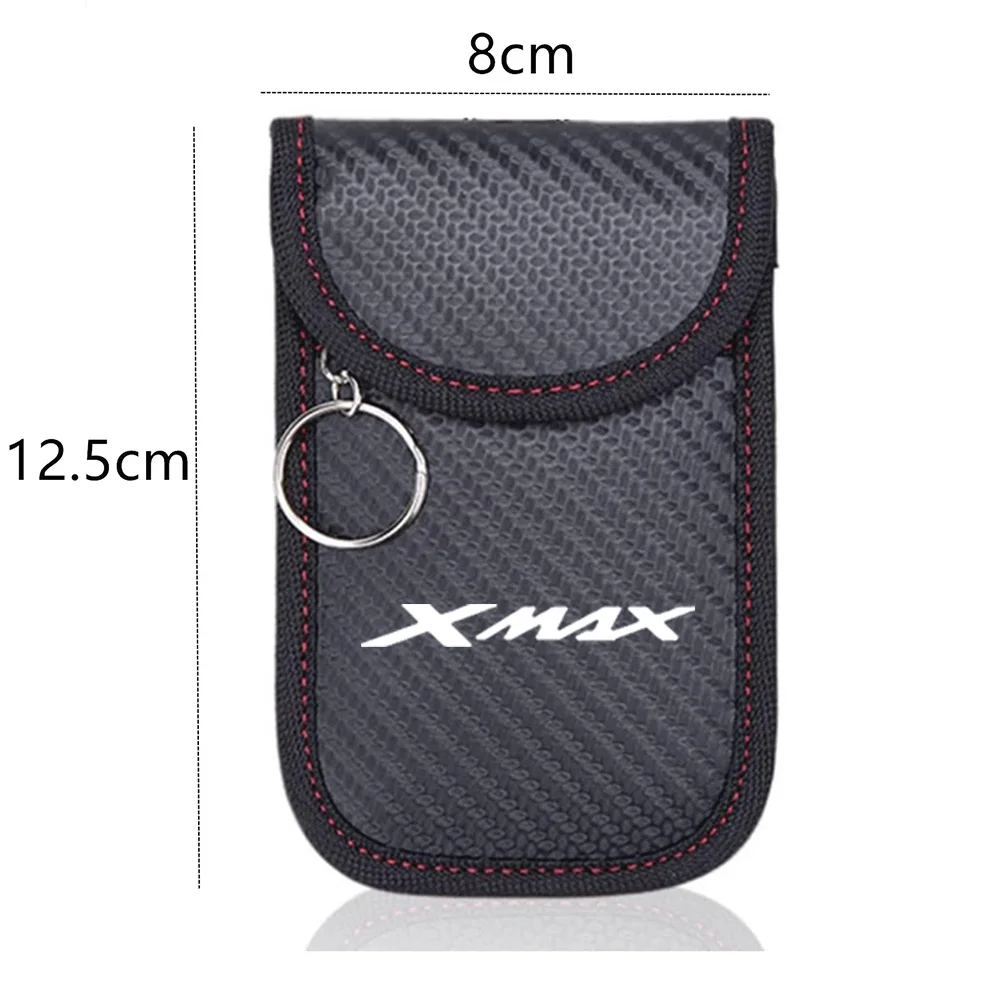 For YAMAHA XMAX 300 250 125 Xmax300 Xmax250 Xmax125 Car Key Signal Blocker Case Faraday Cage Fob Pouch Keyless RFID Blocking Bag
