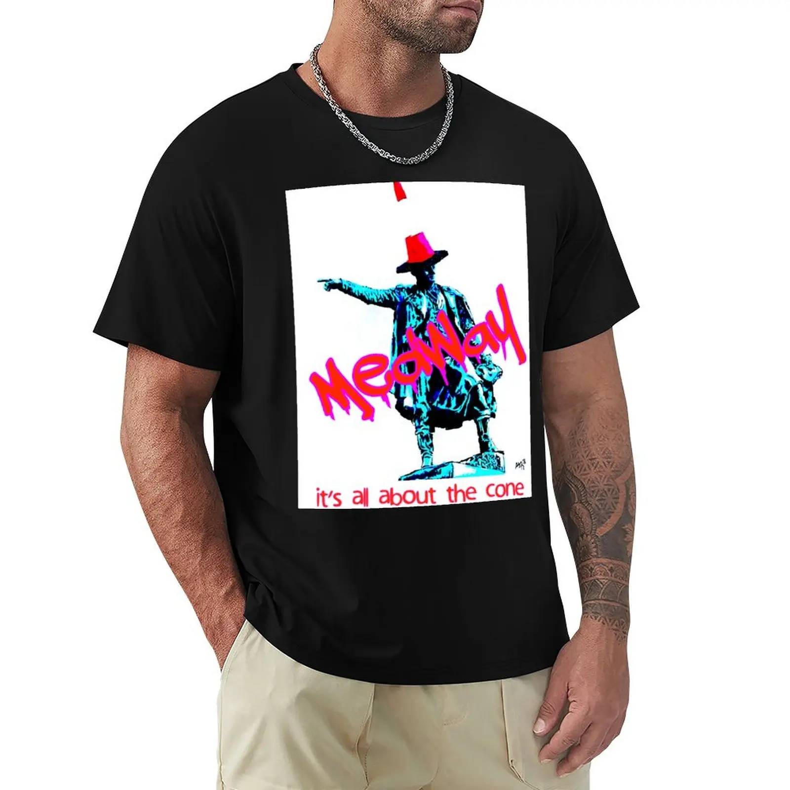 

Medway Waghorn All About The Cone T-Shirt sweat valentines boutique clothes mens funny t shirts