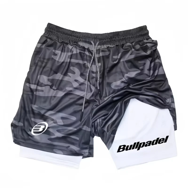 Novo padel esporte shorts verão masculino respirável tênis shorts badminton ao ar livre correndo sportwear de secagem rápida
