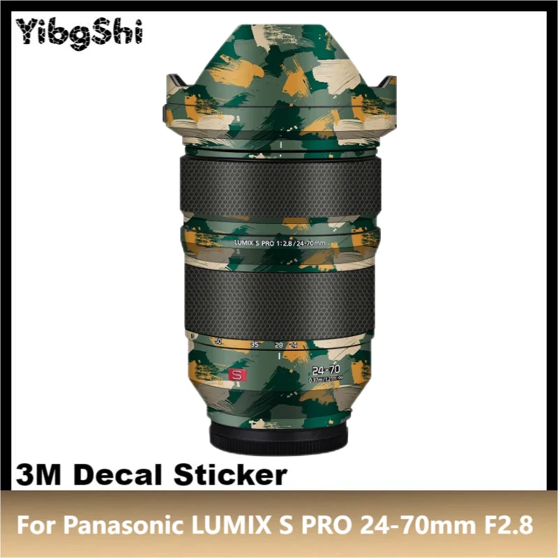 

For Panasonic LUMIX S PRO 24-70mm F2.8 Camera Lens Sticker Protective Skin Decal Vinyl Wrap Film Anti-Scratch Protector Coat