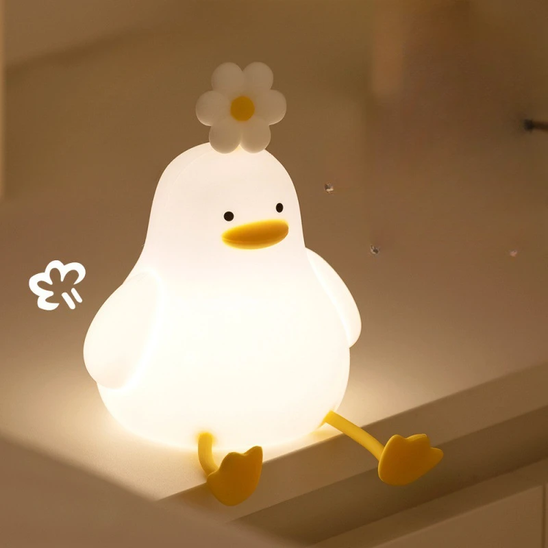 

Duckling Silicone Lamp USB Charging Night Light Atmosphere Light