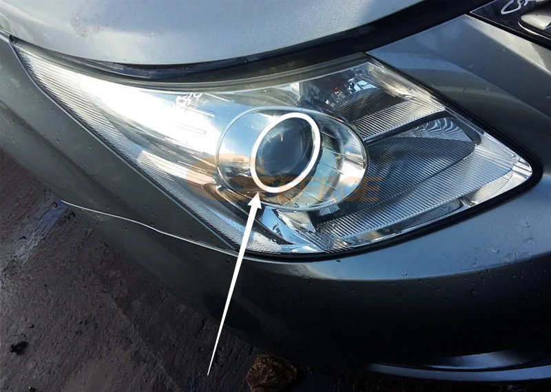 토요타 아벤시스 T27 2009 - 2012 2013 2014 2015 2016 2017 2018 주간 주행등 초고휘도 SMD LED 엔젤 아이즈 키트 헤일로 링