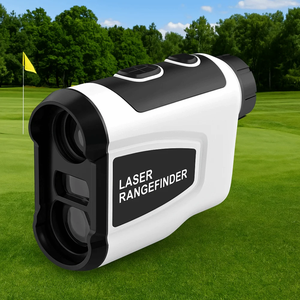 

1000m Range Golf Range Finder Flag-Locking Slope Compensation Multifunctional Range Finder Rechargeable Handheld