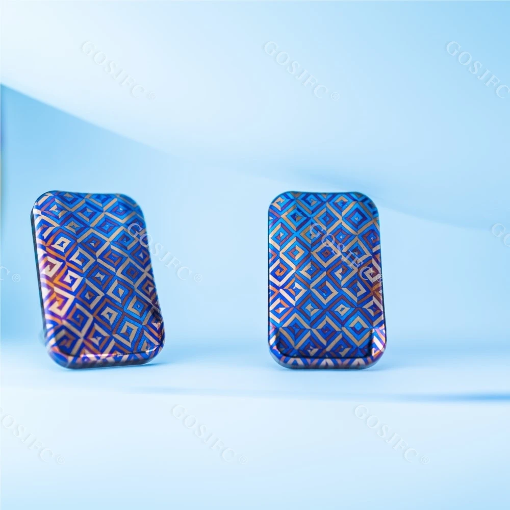 ZDEDC α Unlimited Push Slider diapasón alivio del estrés juguete Fidget juguetes para adultos titanio circonio