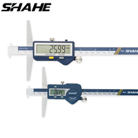 Shahe Digital Caliper Stainless Steel Double Hooks Digital Depth Vernier Caliper 150/200/300mm