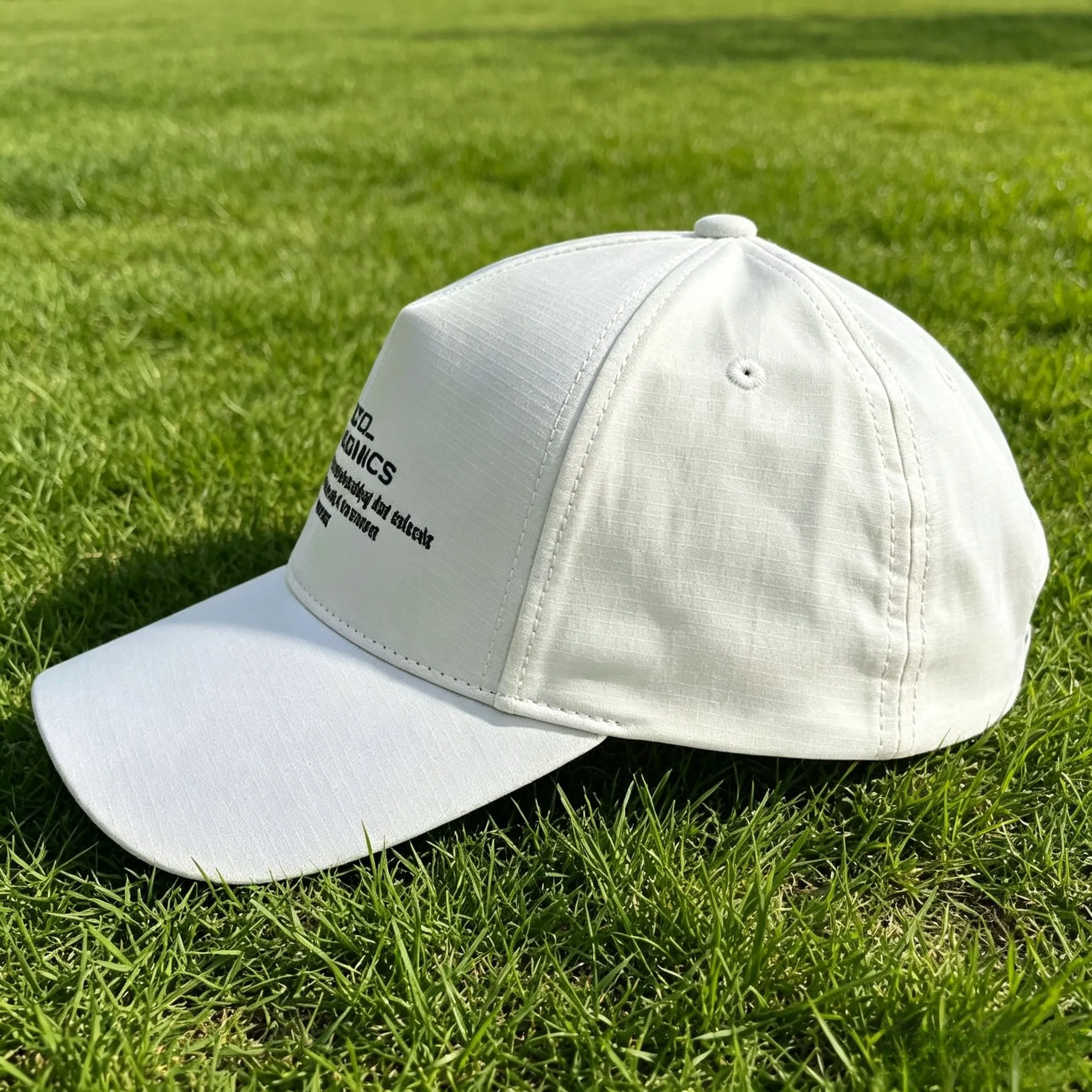 Stylish Geometric Skull Golf Mesh Cap, Breathable Back Mesh Trucker Baseball Hat, UV Sun Protection Adjustable Hat for Golfer