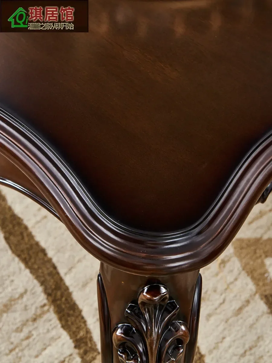 y14-Solid wood coffee table carving simple and beautiful style living room furniture walnut 1.4 meters 1.6m