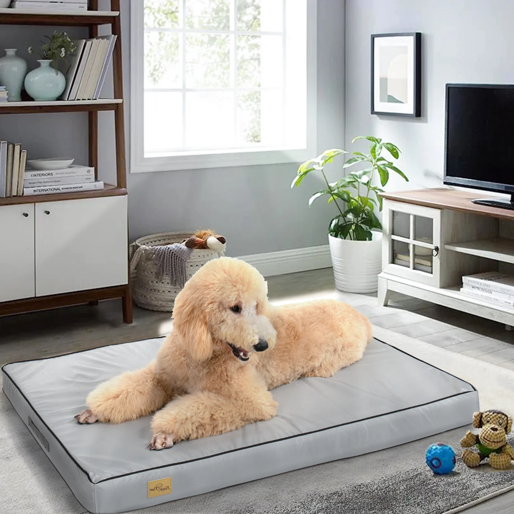 Waterproof Dog Bed Large Foam Pet Lounge With Washable And Removable Cover for Small Medium And Large Dogs 2