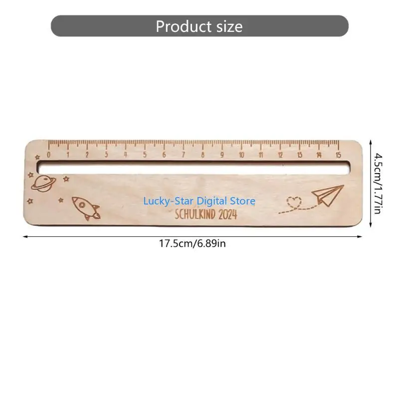 N7MC Drawing Ruler Classroom Learnings Aids Children Learning Ruler for Kid