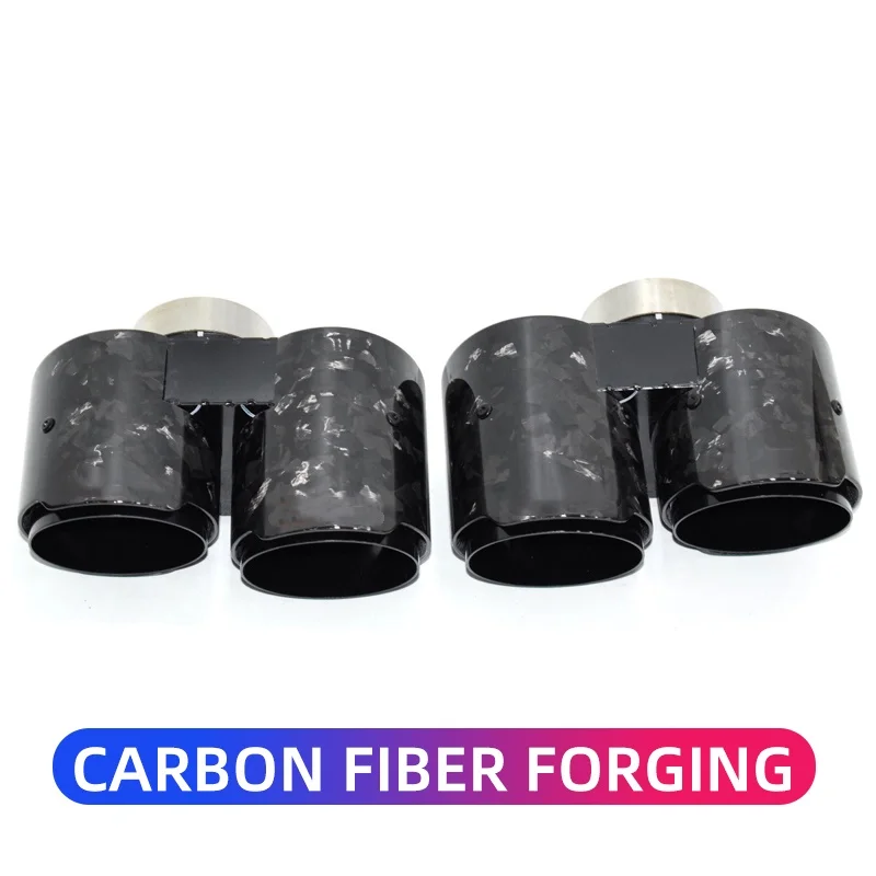 For DEX Exhaust Tips for 2019 -2025 3/4 Series G20 G21 G22 G23 G26 320i 325i 330i 330e 420i 425i Exhaust Pipes Muffler Nozzle