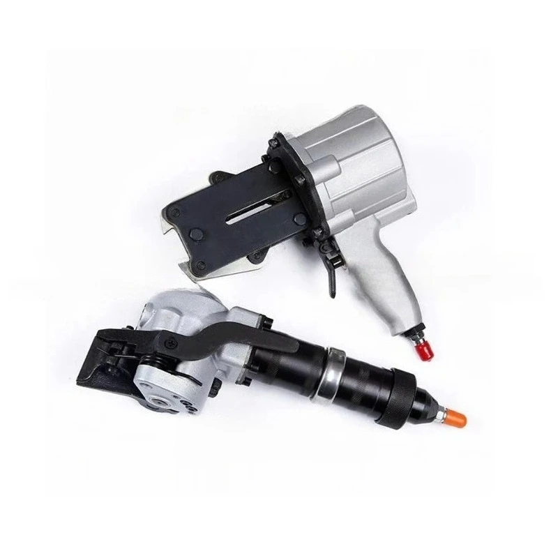 Pneumatic Steel Strapping Machine Heavy Duty Combined Split Banding Strapping Tool Tensioner Sealer Cutter for 1.25in Metal Belt