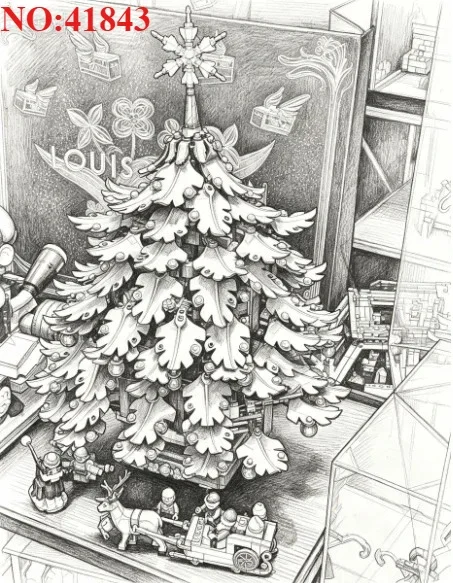 2026 New Popular 3171 Christmas Exclusive Plant Toy Models, Home Decorations, and Adult Holiday Gifts