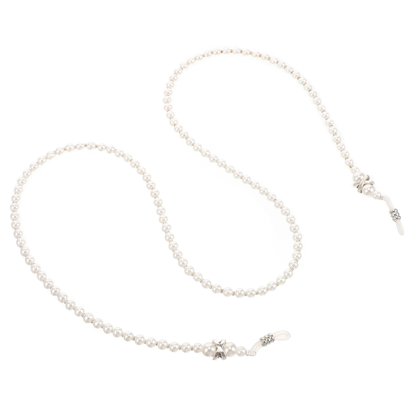 

Glasses Chain Eyeglass Sunglasses Beaded Strap Accessories White Pearl Women Functional Long Term Use Eyewear