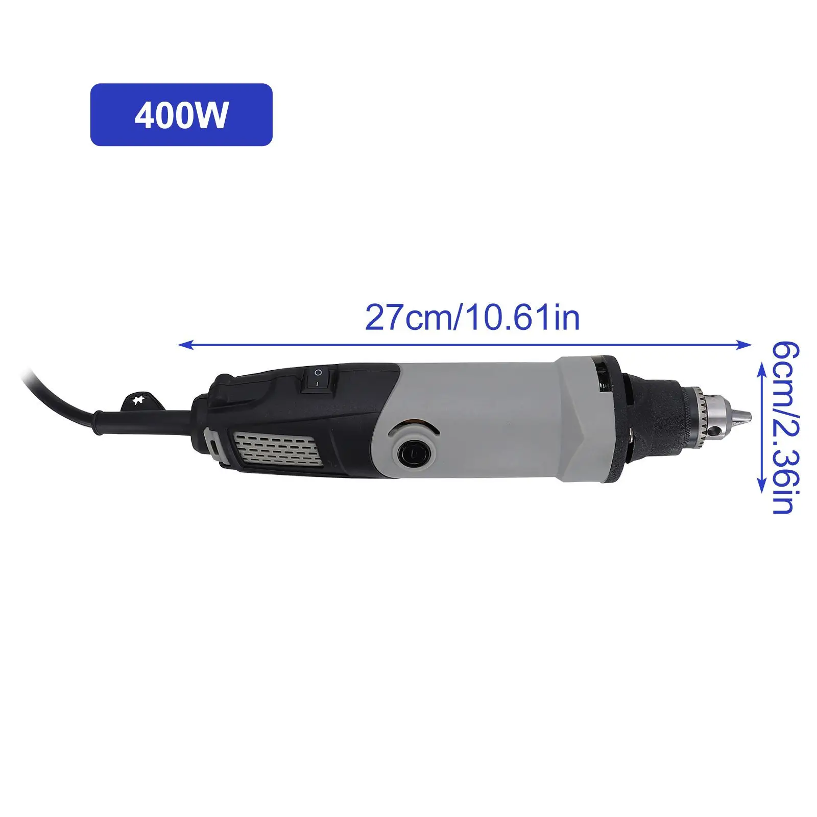 1Pcs Electric Grinding Tool Compact Handheld Carving Polishing Machine for DIY Multipurpose High-Power Efficiency
