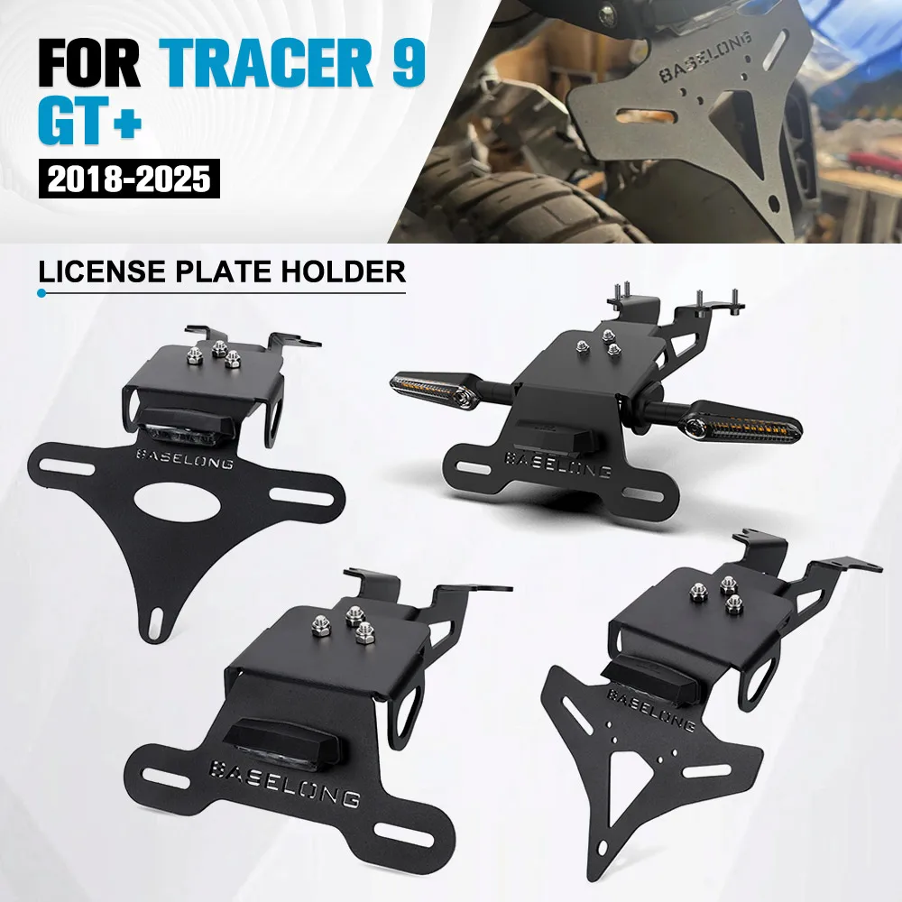 

For Yamaha Tracer 700 900/GT 2021 2022 2023 2024 Motorcycle License Plate Holder Fender Eliminator Tail Tidy Light Tracer 7/9/GT