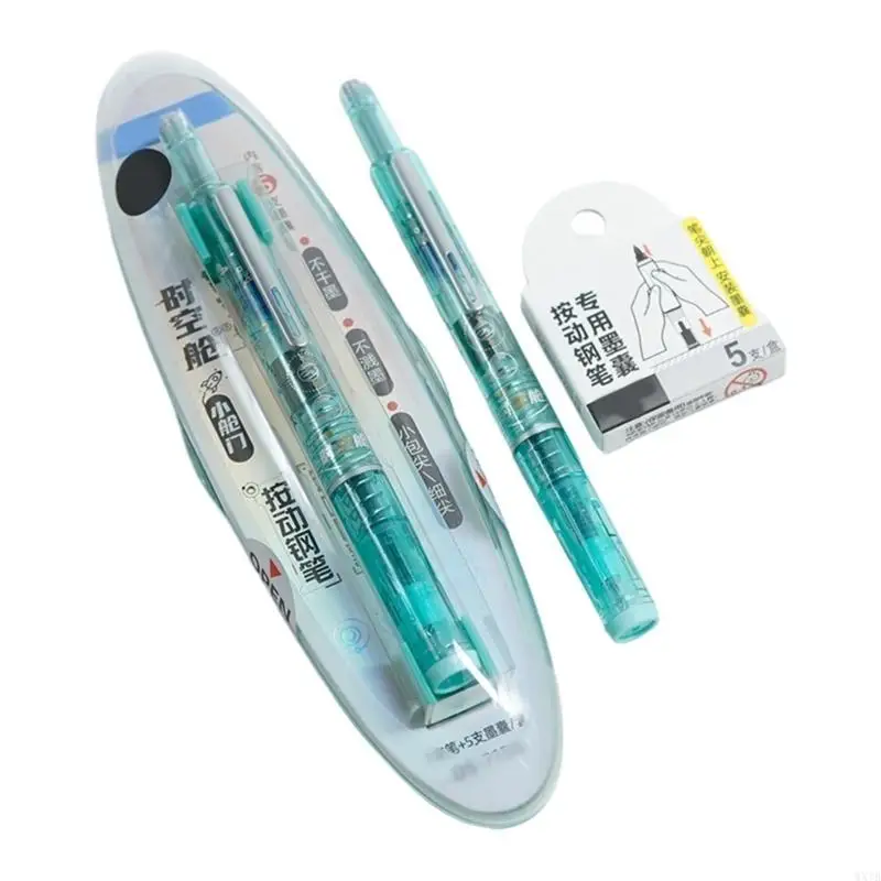 

Выдвижной ручка с 5 чернилами Press Callicraphy Fountain Pen