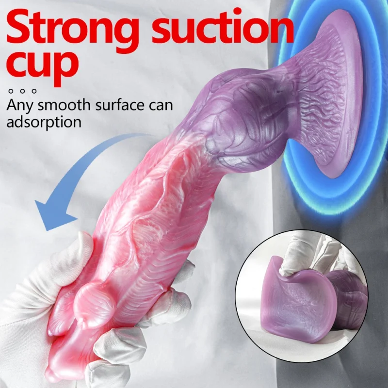 Monster Dragon Dildo Anal Sex Toy Dog Dildo With Suction Cup Soft Silicone Big Penis Butt Plug Dildo for Women Men Masturbation