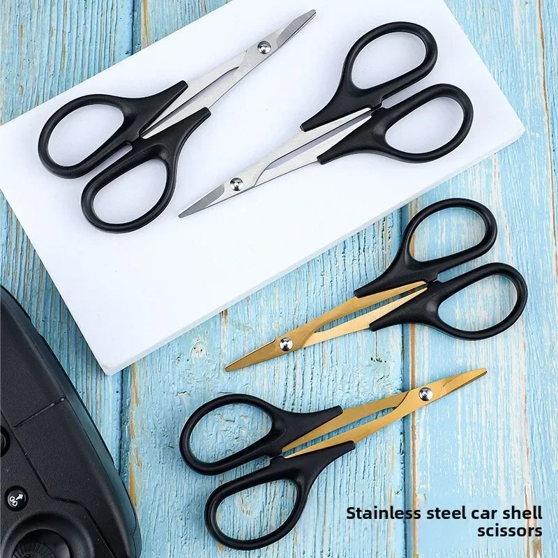 RC Car Shell Scissors Curved Blade Scissors for Model Car Body Cutting Trimming Accessory Tool for RC Model Body