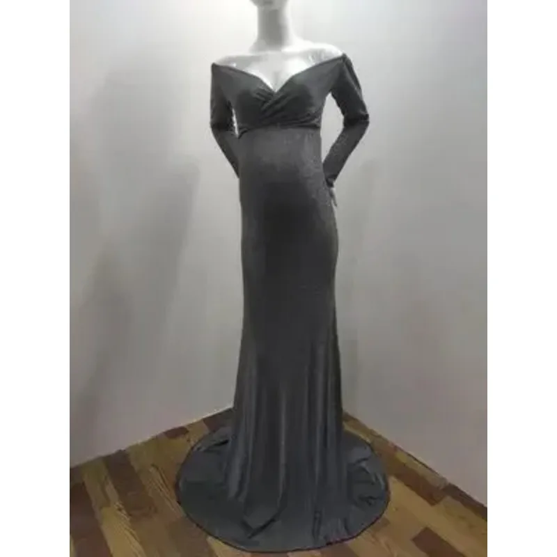 マタニティドレス写真撮影用マタニティ写真撮影小道具妊娠ドレス写真撮影マキシドレスガウン妊婦服