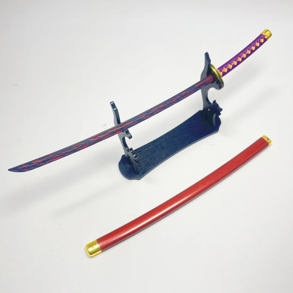 9.8 inch Bleach Yamamoto Genryuusai Metalen Katana Zwaard Katana Originele Samurai Sabel Ninja Mes Cosplay Accessoires Prop Speelgoed
