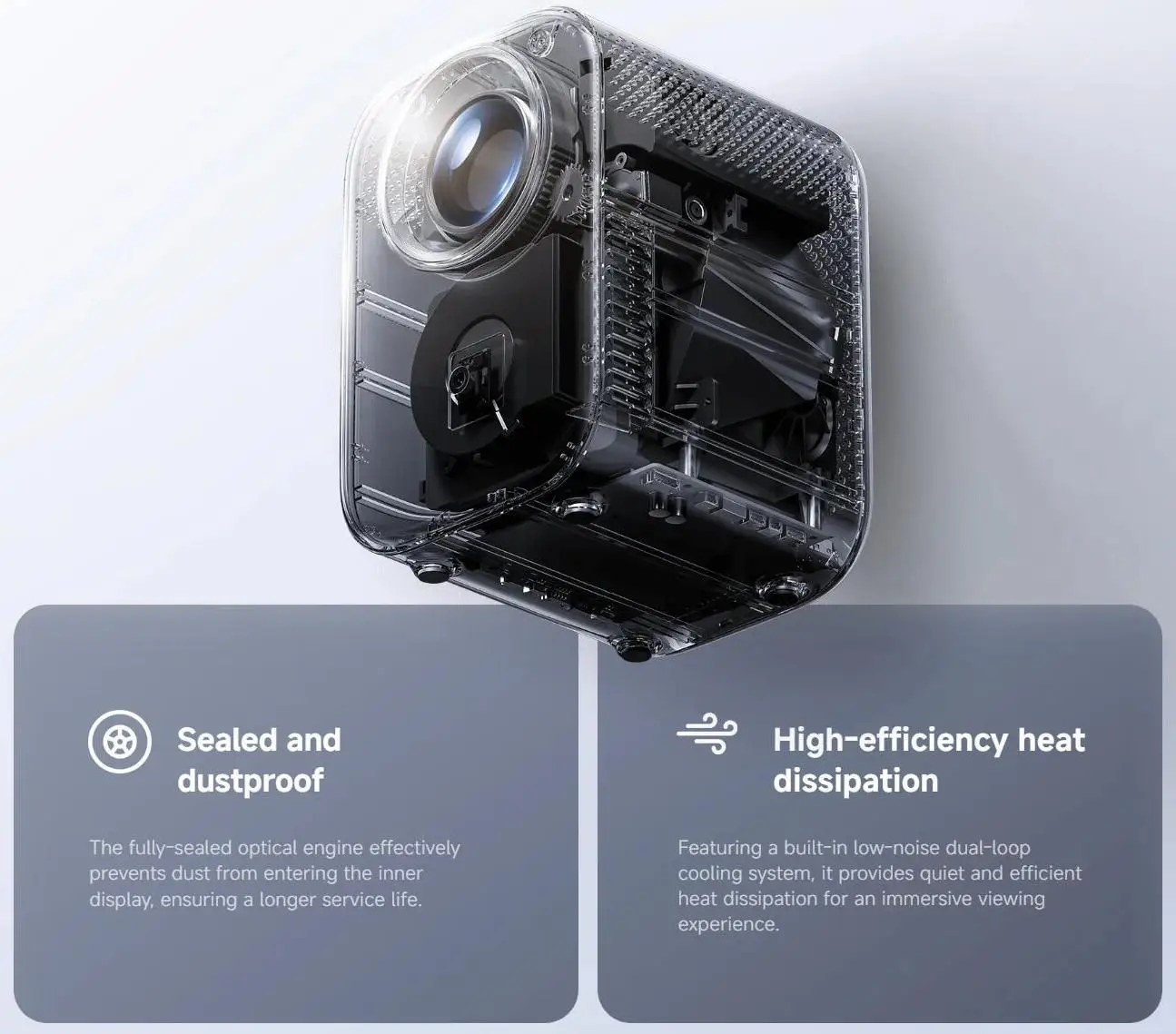 Xiaomi Smart Projektor L1, 200 ANSI Google TV 1080p Auflösung, Google Assistant, Autofokus und automatische Trapezkorrektur, BT5.0 – Detail 3