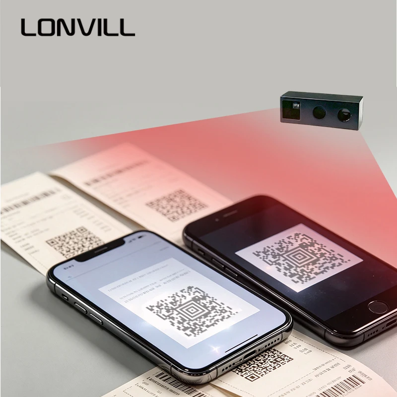 LONVILL TTL USB ISO24778 Secure Aztec Validation Embedded Electronic Pass Tickets Scanning Event Access Scanner Module