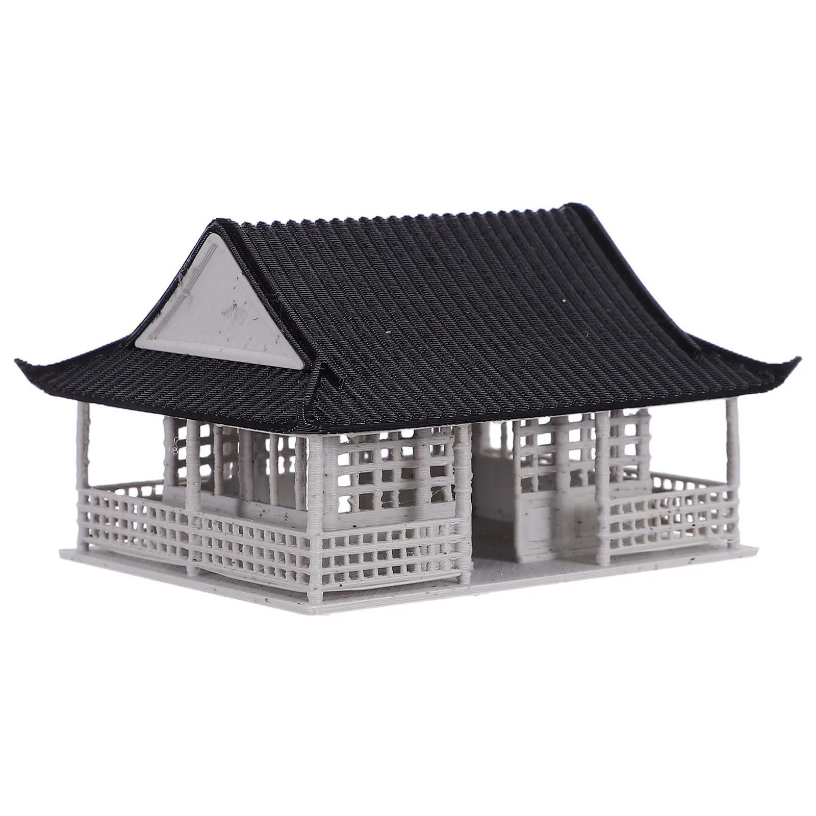 

Mini Chinese Building Statue Handcrafted Micro Landscape Pavilion Decorative Zen Garden Bonsai Garden Pavilion Desktop