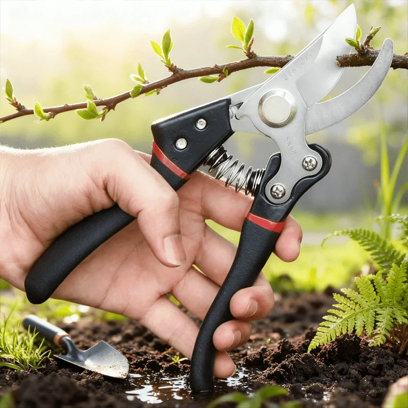 

SK5 Steel Pruning Shears - Heavy-Duty for Fruit Trees & Branches, Ergonomic Grip - for Flower Trimming, Bonsai & Home Gardening