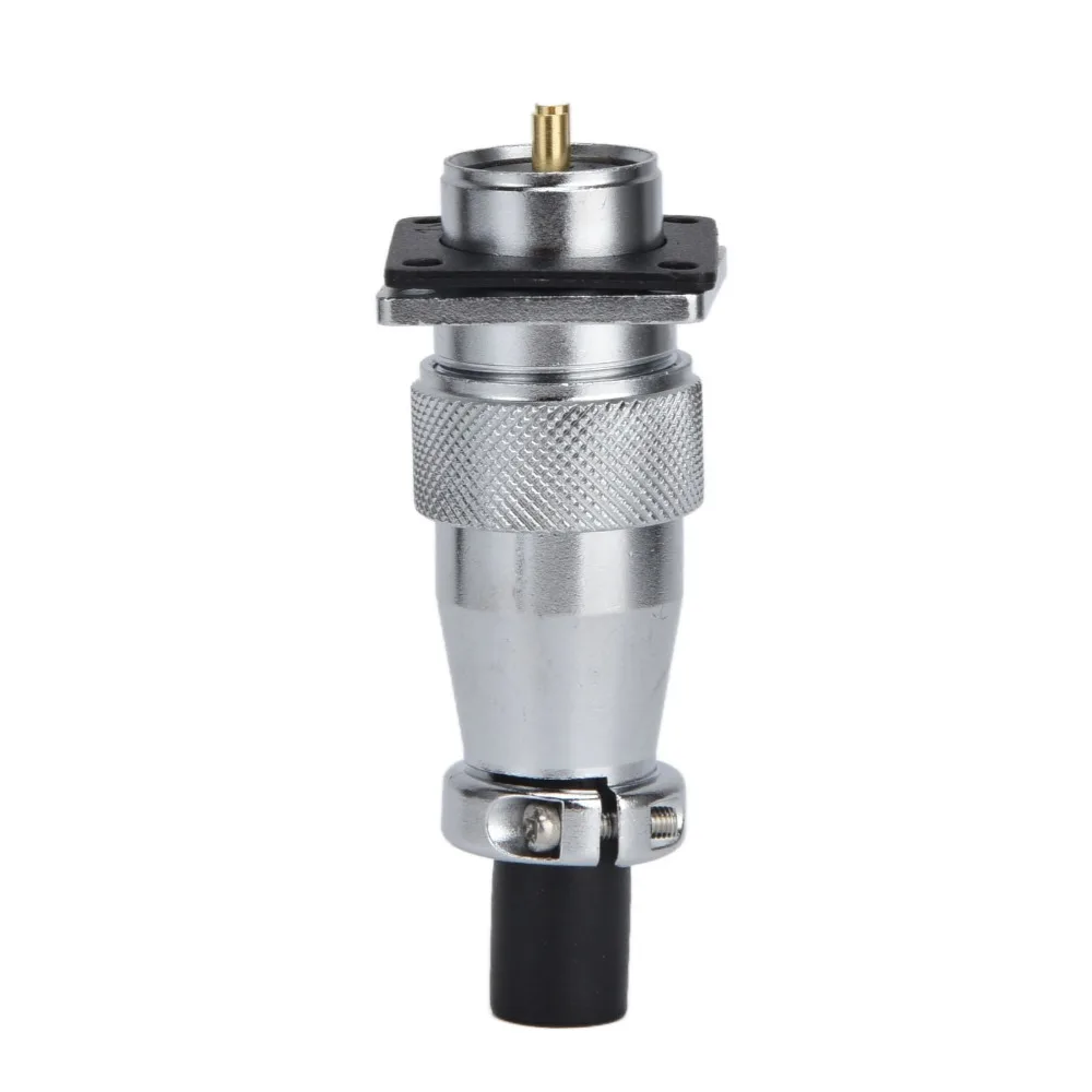 

WS20 2 Pins Aviation Connector Waterproof Male Plug Female Plug Metal Thread 500V 25A Panel Mount Connector Wiring Connecting