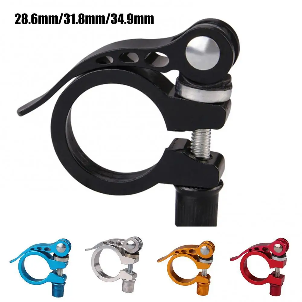 Aluminum Alloy Bicycle Seatposts Clamps 28.6/31.8/34.9mm Bike Quick Release Seatpost Seat Tube Clamp Cycling Tool